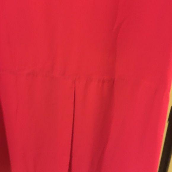 Red button down blouse - Picture 5 of 6